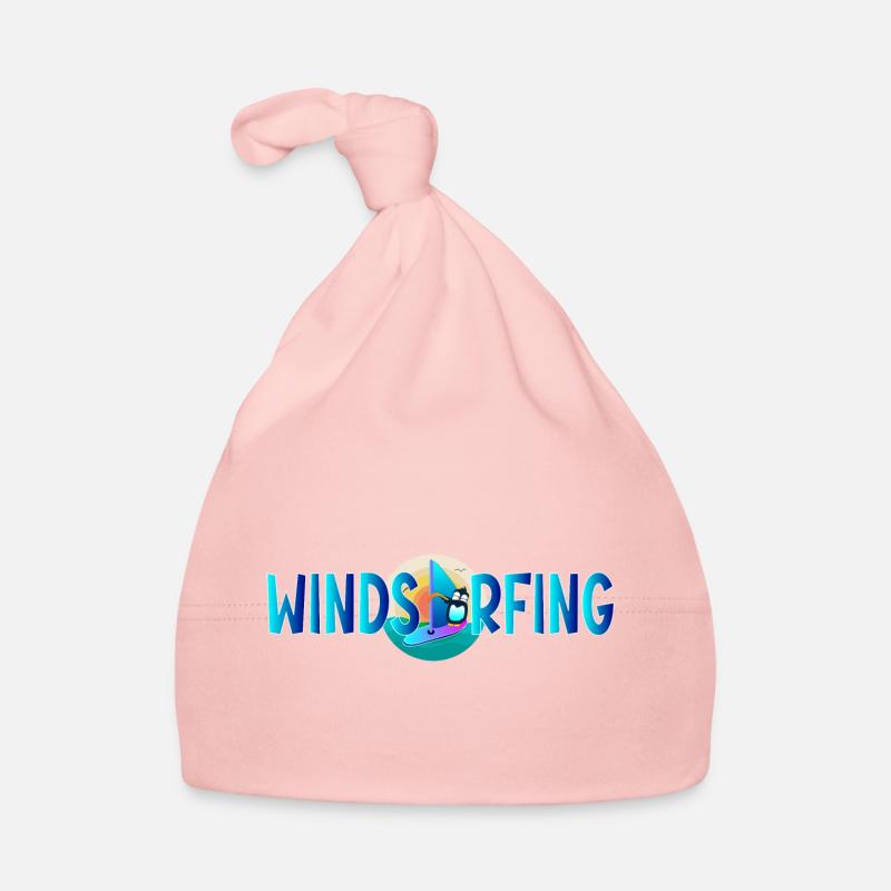 Windsurfing Penguin Baby Bio-Mütze
