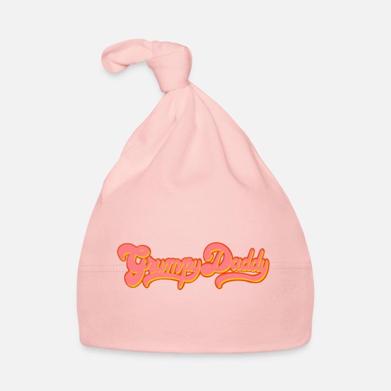 Grumpy Daddy Retro Script - Color "Exploitation" Organic Baby Cap