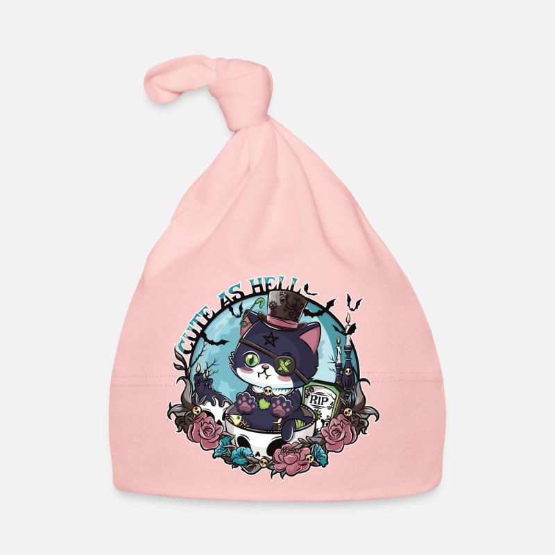 L’éveil de Catleman Jack - Bonnet bio Bébé - rose