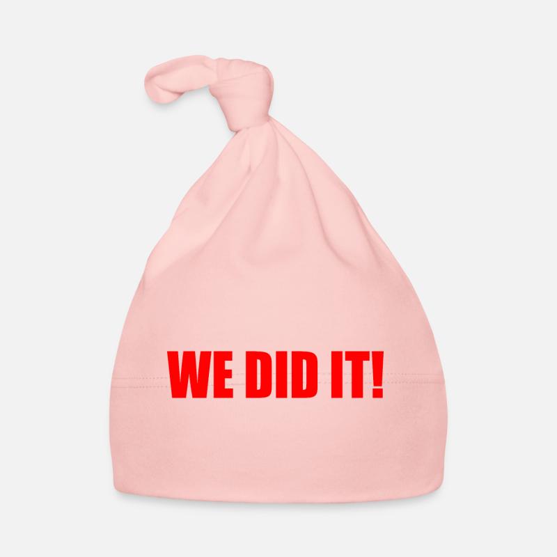We did it Baby Bio-Mütze