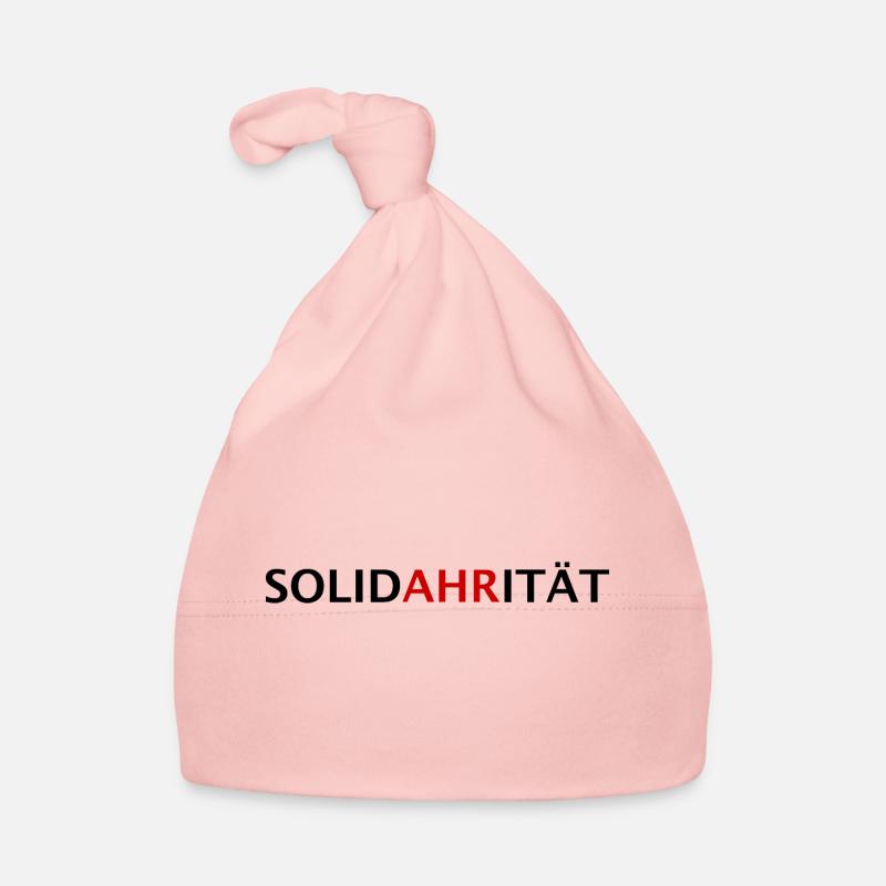 SolidAHRität | Ahrtal Hochwasser Eimerkette Hilfe Baby Bio-Mütze