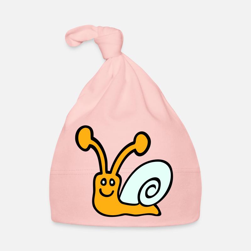 Schnecke Schneckenhaus niedlich süß glücklich Cool Baby Bio-Mütze