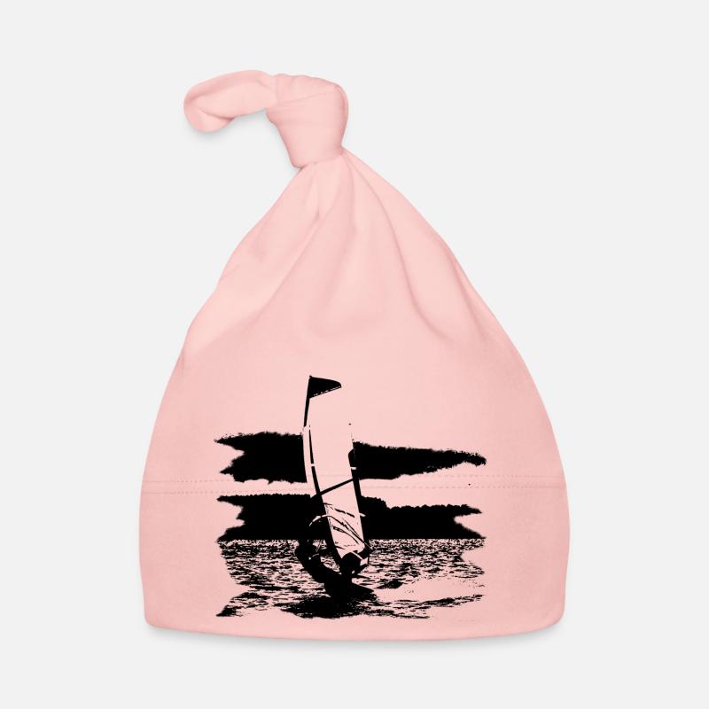 Windsurfer - Baby Bio-Mütze - Rosa
