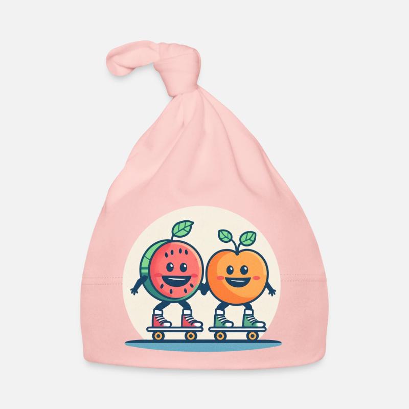 Roller skateboard du fun et des fruits Bonnet bio Bébé