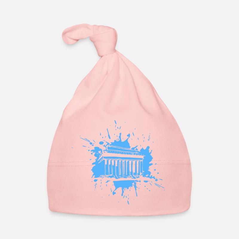 Acropolis in a Splash (Vectorgraphic) Baby Bio-Mütze