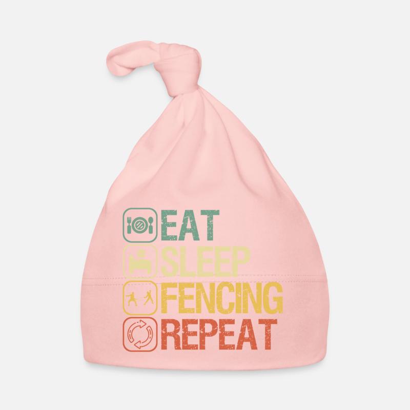 Fechten Fechtkampf Baby Bio-Mütze