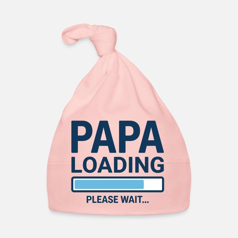 Papa loading please wait - Soon to be a dad? Organic Baby Cap