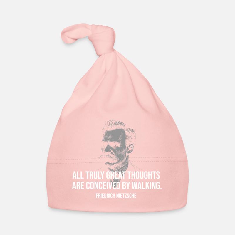 Citation de Nietzsche - Walking Sparks, grandes réflexions Bonnet bio Bébé