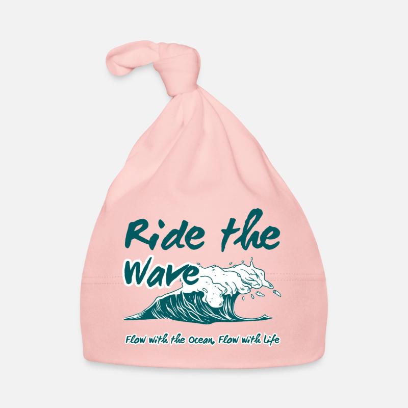 Ride the Wave Ocean Flow Organic Baby Cap