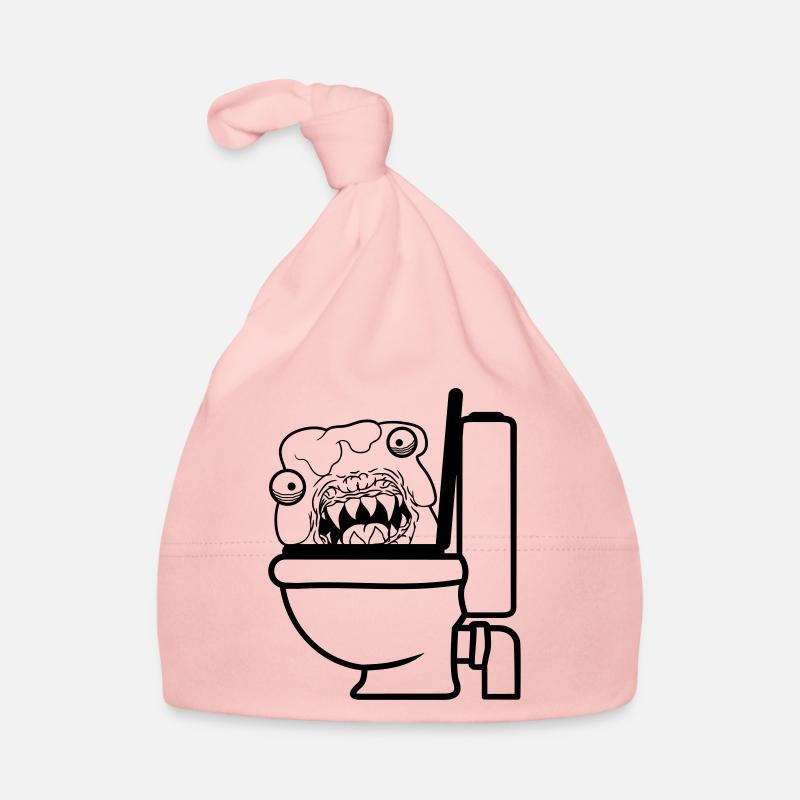 wc wc shit shit wc gevaarlijke baz Bio-muts voor baby's