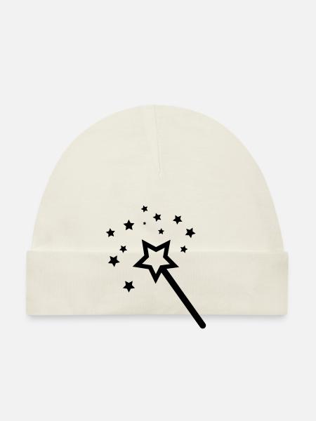 wand - Organic Baby Cap - pink - Front