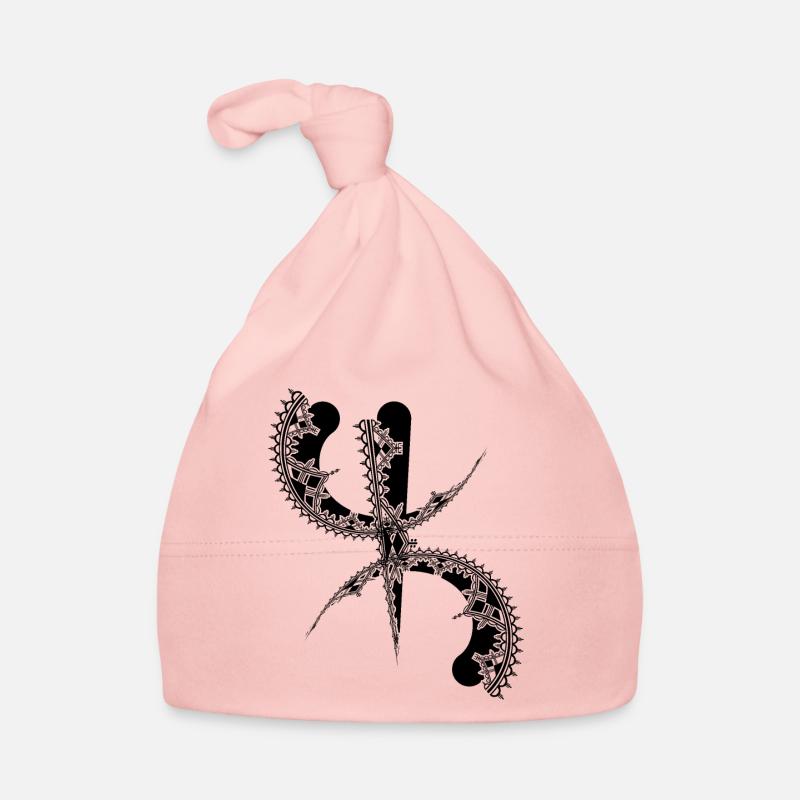 Z Imazighen artwork - Bonnet bio Bébé - rose