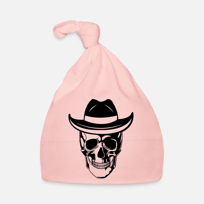 Crâne de cow-boy Bonnet bio Bébé