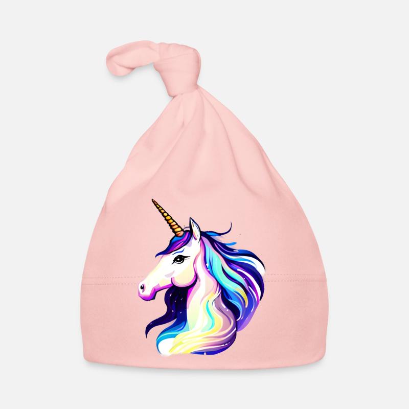 Einhorn Fabeltier Unicorn Mädchen Einhörner Baby Bio-Mütze