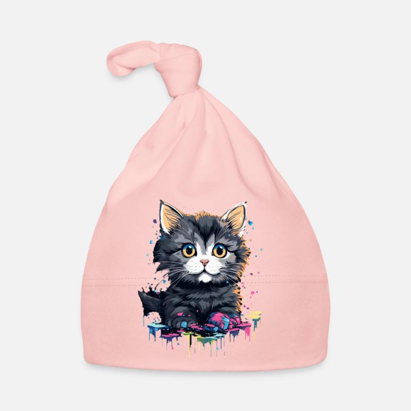 Cat's Head Organic Baby Cap