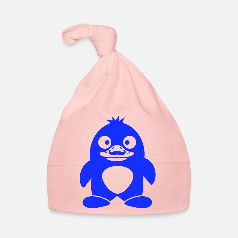 Pinguin Schnurrbart Sir Mr. Herr Mustache Bart Baby Bio-Mütze