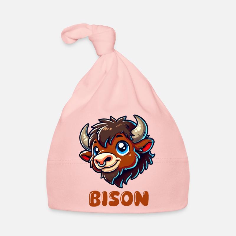 bison tier Baby Bio-Mütze