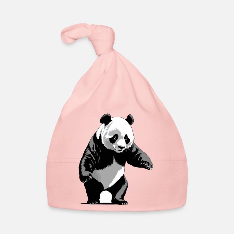 Panda - Conception d’animaux mignons Bonnet bio Bébé
