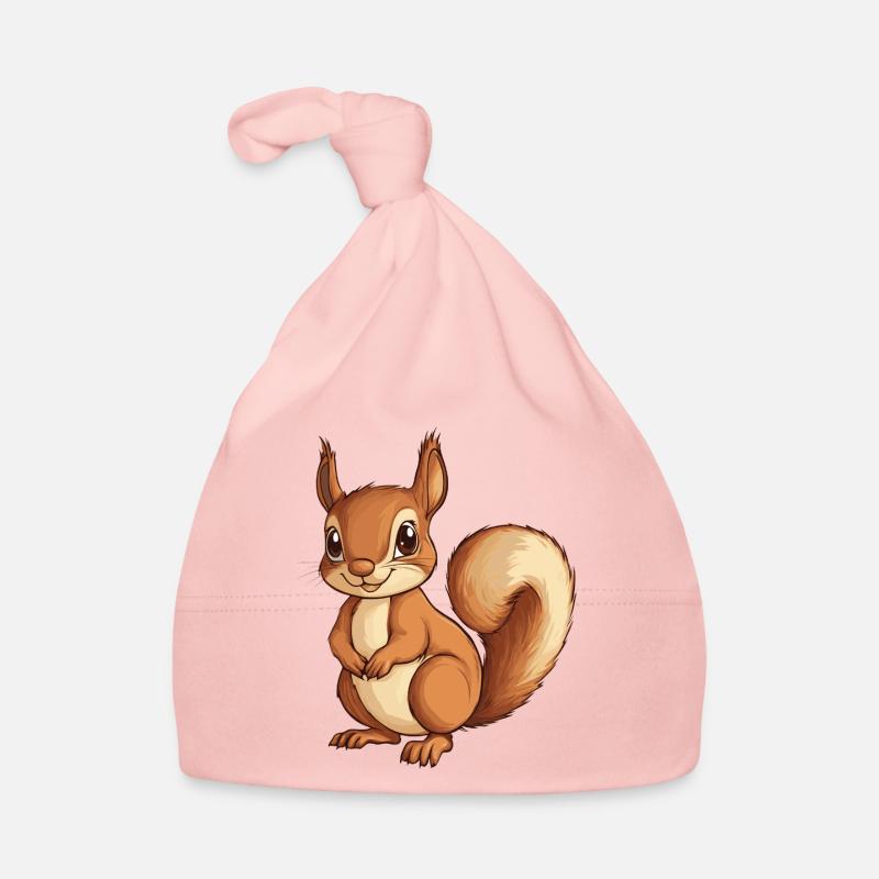 Eichhörnchen Baby Bio-Mütze