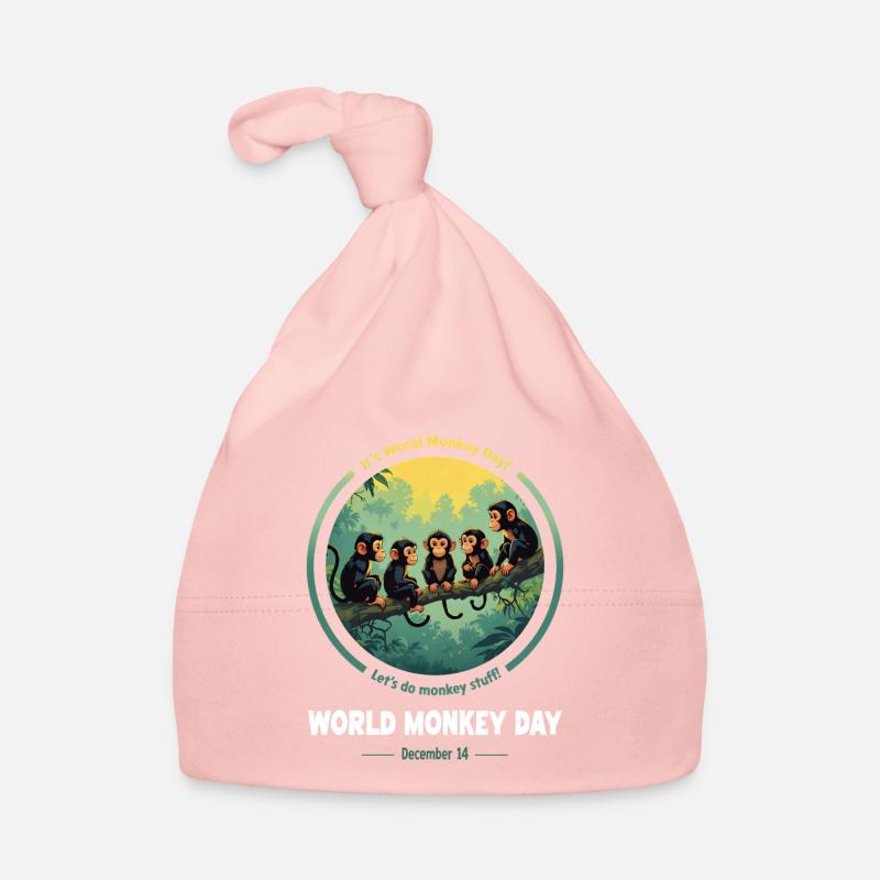 World Monkey Day – December 14th Organic Baby Cap