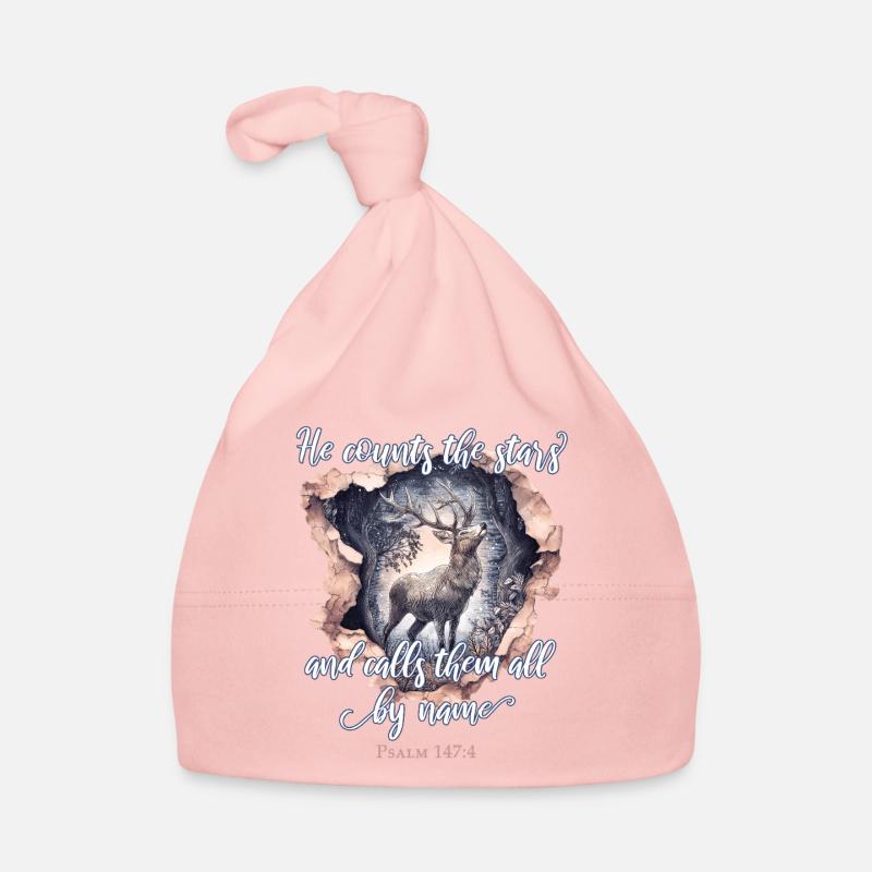 Cerf Étoile de la Citation chrétienne Bonnet bio Bébé