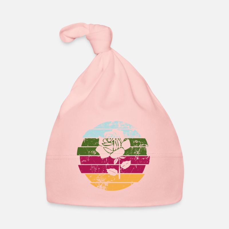 Rose Baby Bio-Mütze
