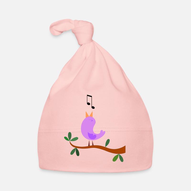 Singvogel - süßer Vogel Baby Bio-Mütze