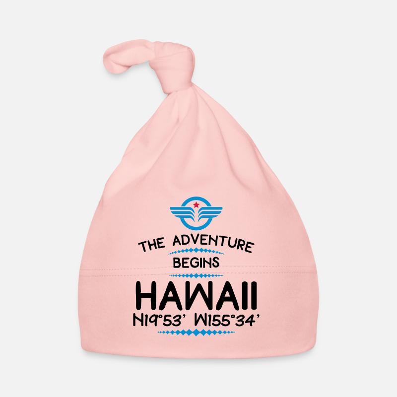 Hawaii - Baby Bio-Mütze - Rosa