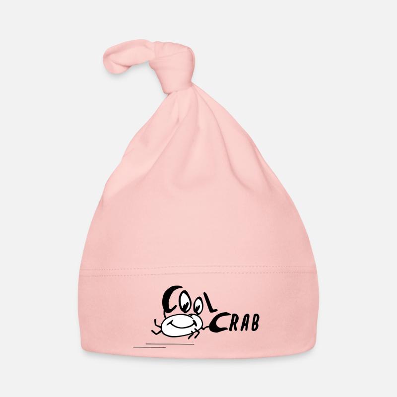 Cool Crab Coole Krabbe baby lustiges Bild funny Baby Bio-Mütze