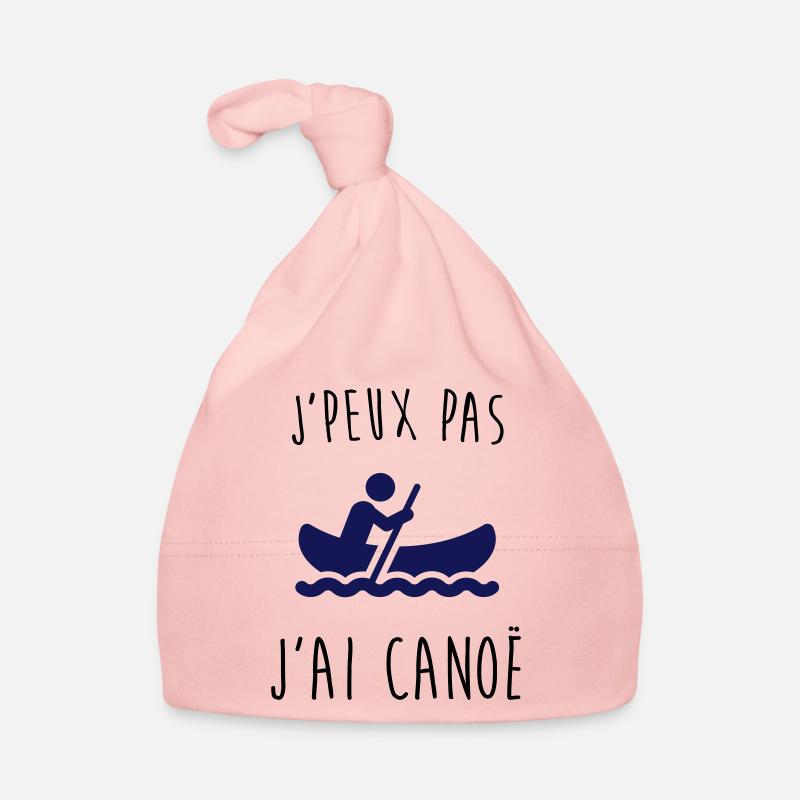 j'peux pas j'ai canoe - Bonnet bio Bébé - rose