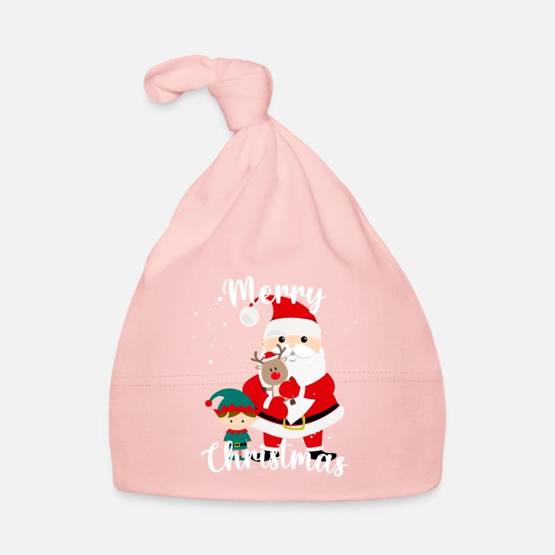 Frohe Weihnachten Baby Bio-Mütze