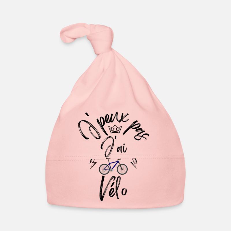 J'Peux Pas J'Ai Vélo - Bonnet bio Bébé - rose