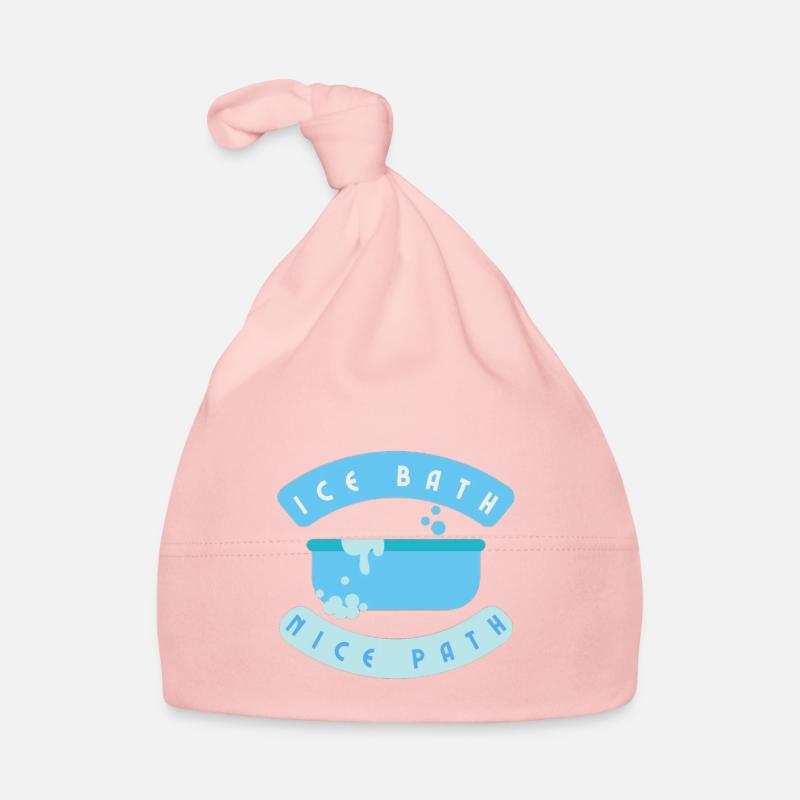 Ice Bath Nice Path - Organic Baby Cap - pink