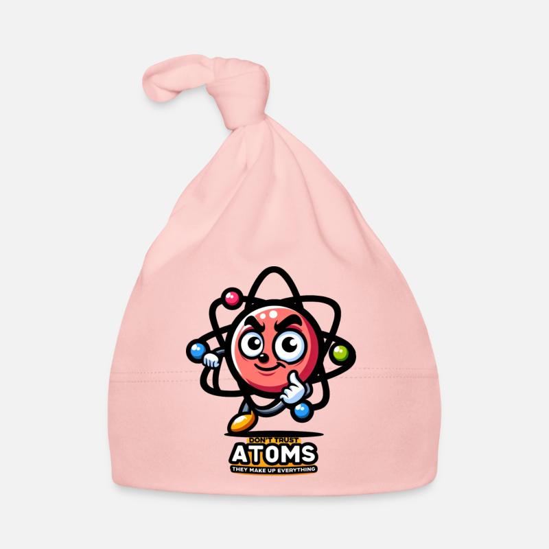 Ne faites pas confiance aux atomes - Bonnet bio Bébé - rose