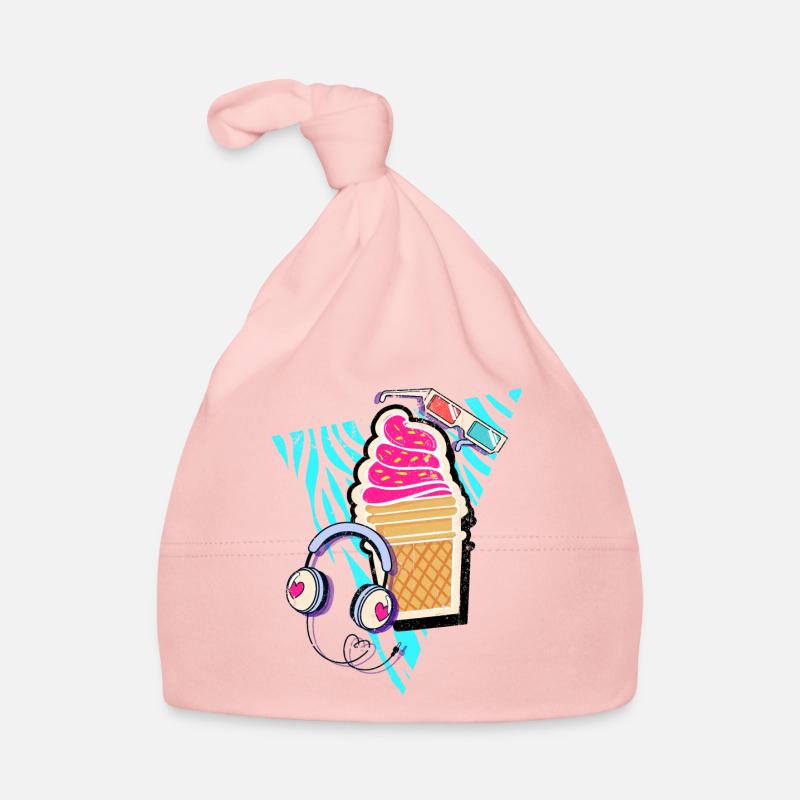 musique et glace glacée Bonnet bio Bébé