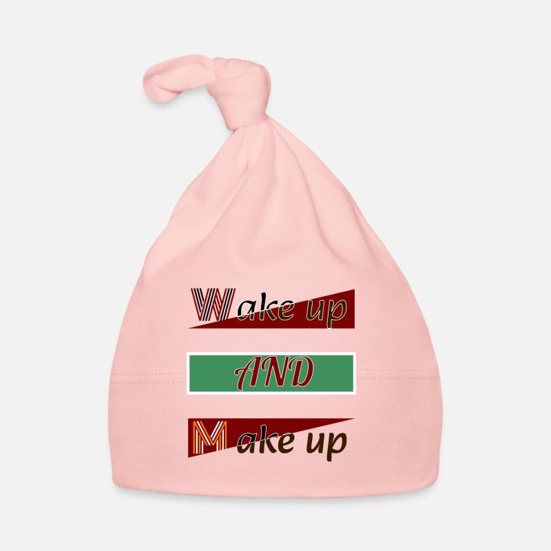 Wake Up and Make Up - Bonnet bio Bébé - rose