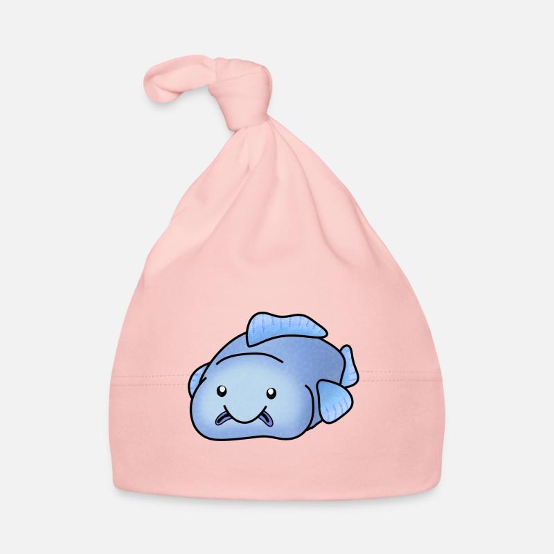 Blue blobfish Organic Baby Cap