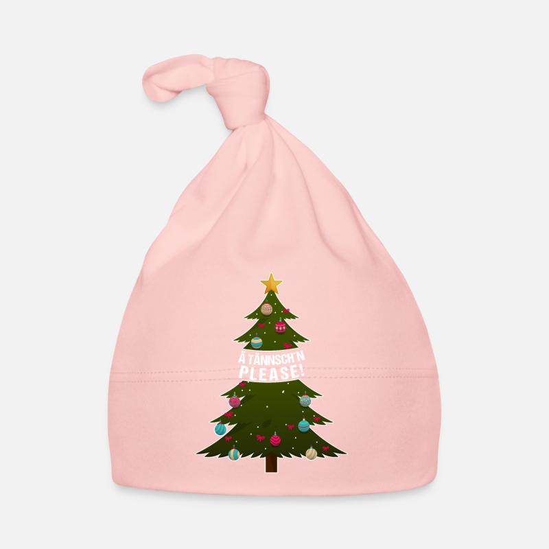 Ä Tännsch'n Please! lustiger Weihnachtsbaum Spruch Baby Bio-Mütze