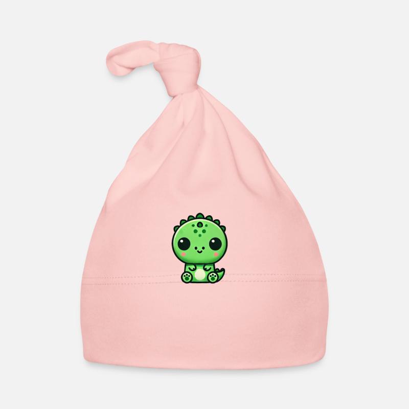 Mignon Chibi T-Rex Dino Dessin animé Bonnet bio Bébé
