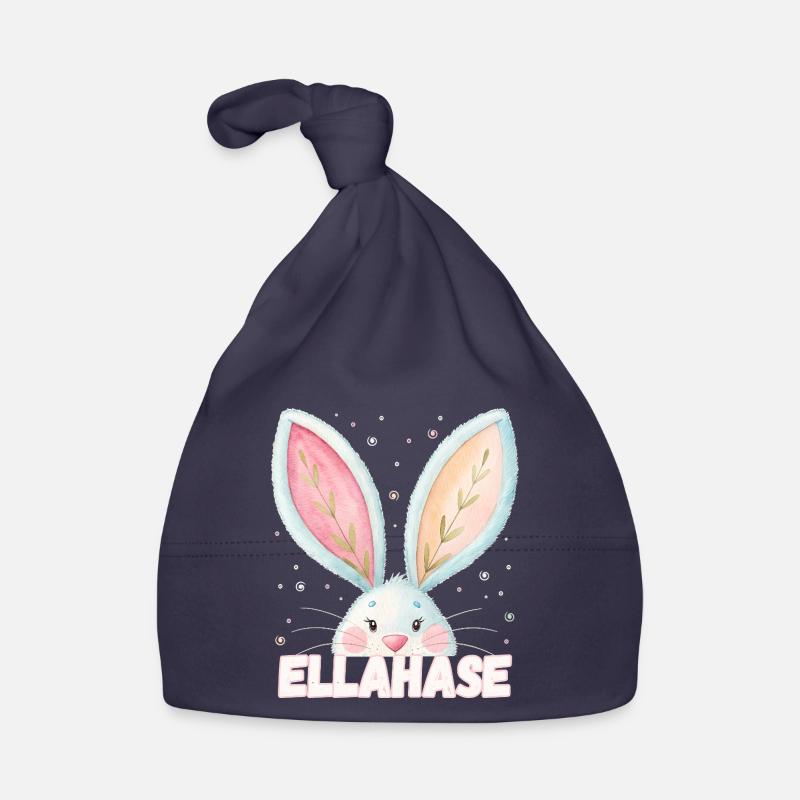 Nom Ella Rabbit Ellahase Nom d’animal Bonnet bio Bébé