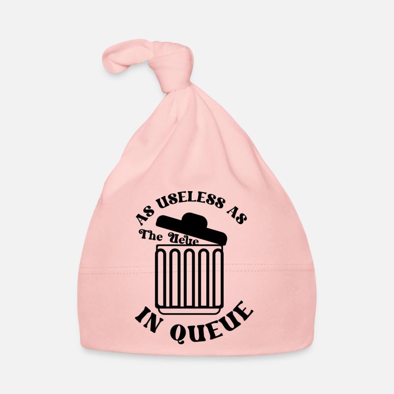 As useless as the Ueue in Queue Baby Bio-Mütze