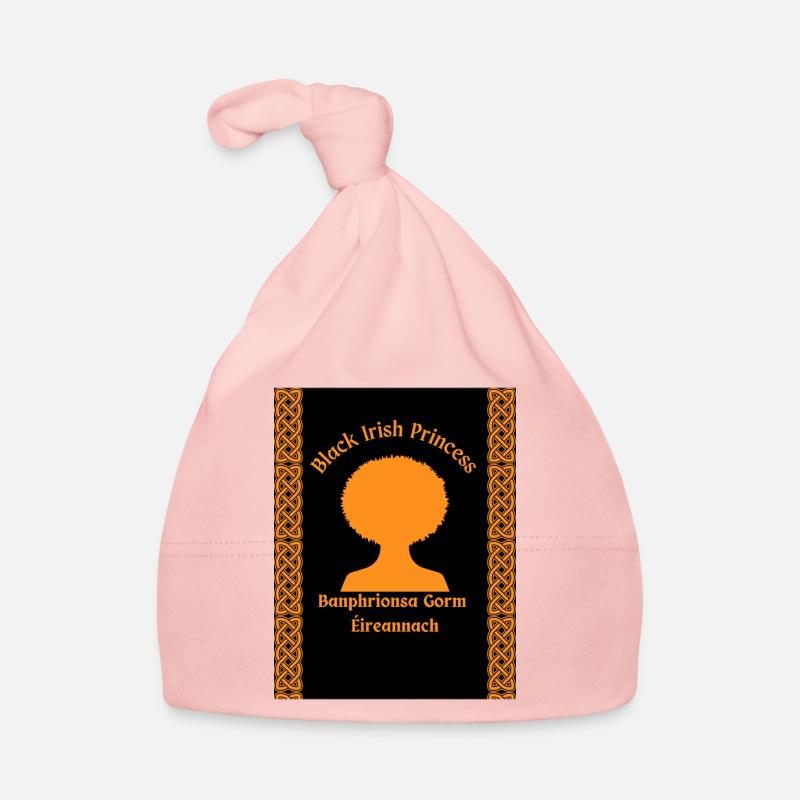 Black Irish Princess Organic Baby Cap