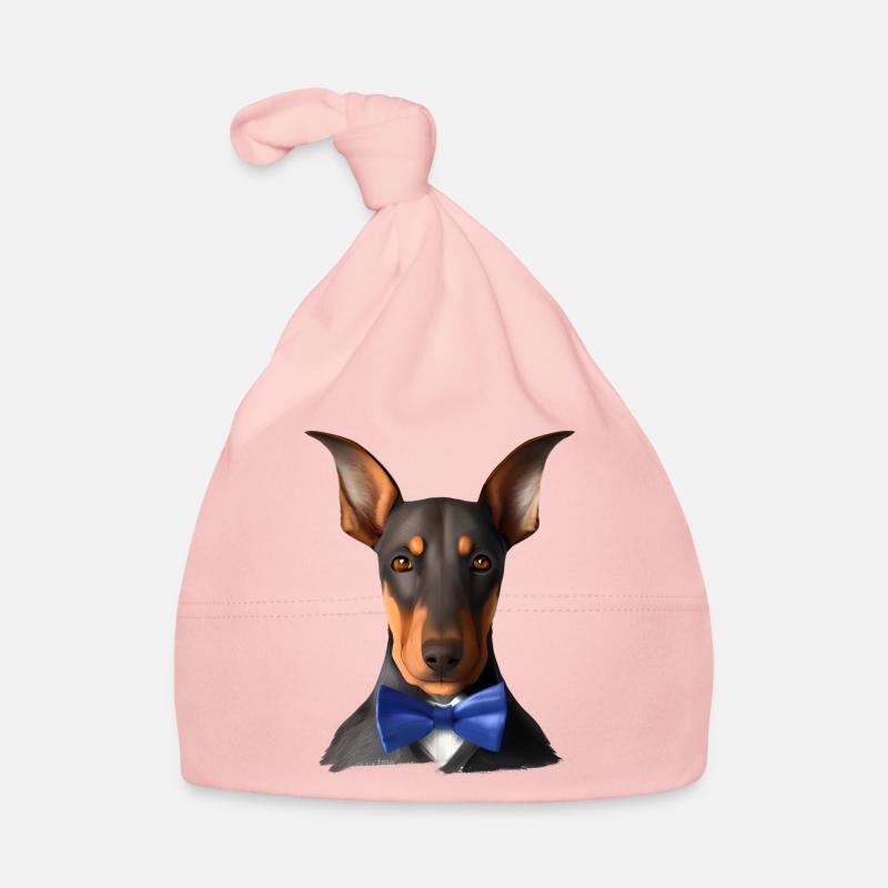 Doberman Doberman chiot chien Doberman dresseur Bonnet bio Bébé