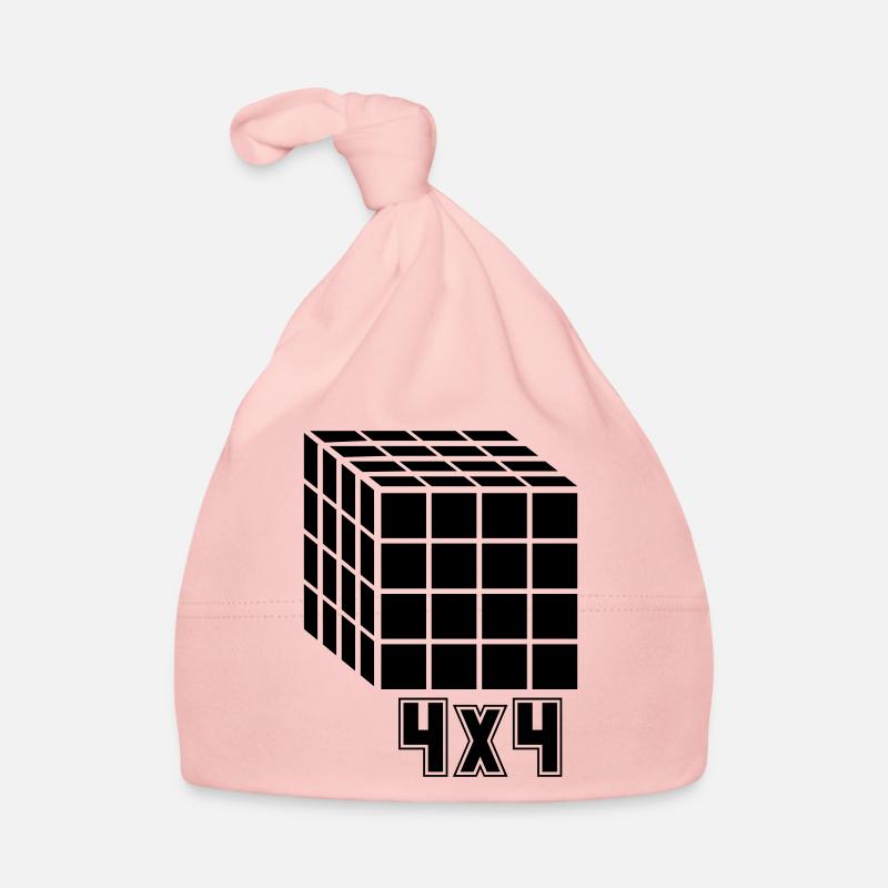 4x4 Cube Cube Organic Baby Cap