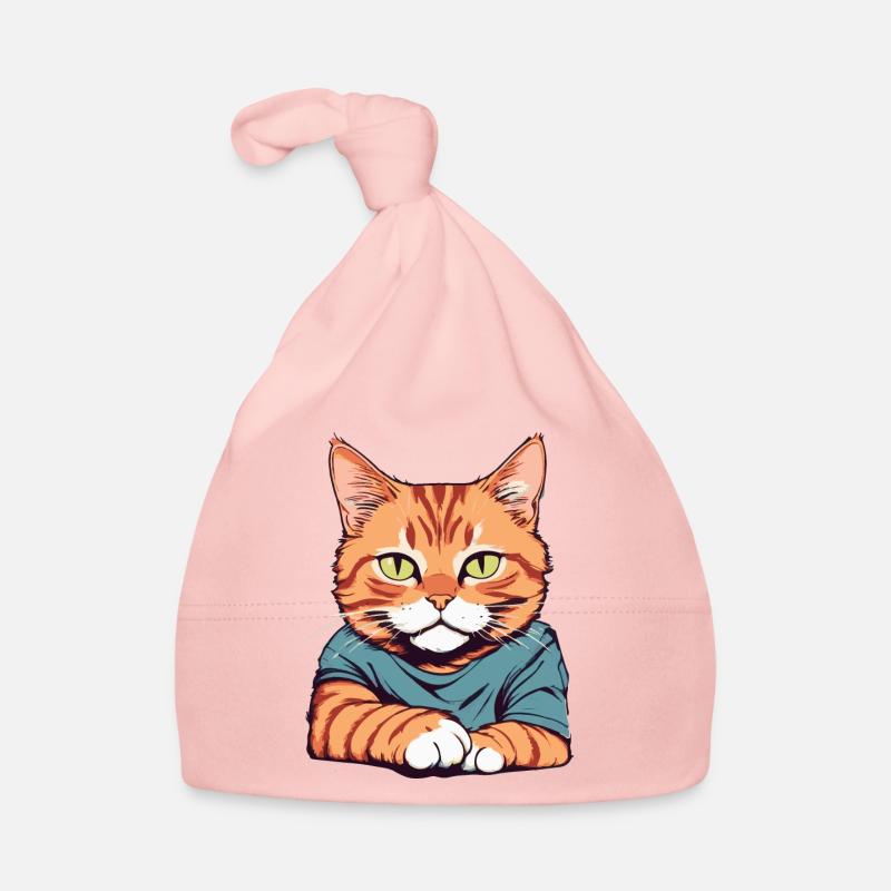 Cat Pet Tiger Organic Baby Cap