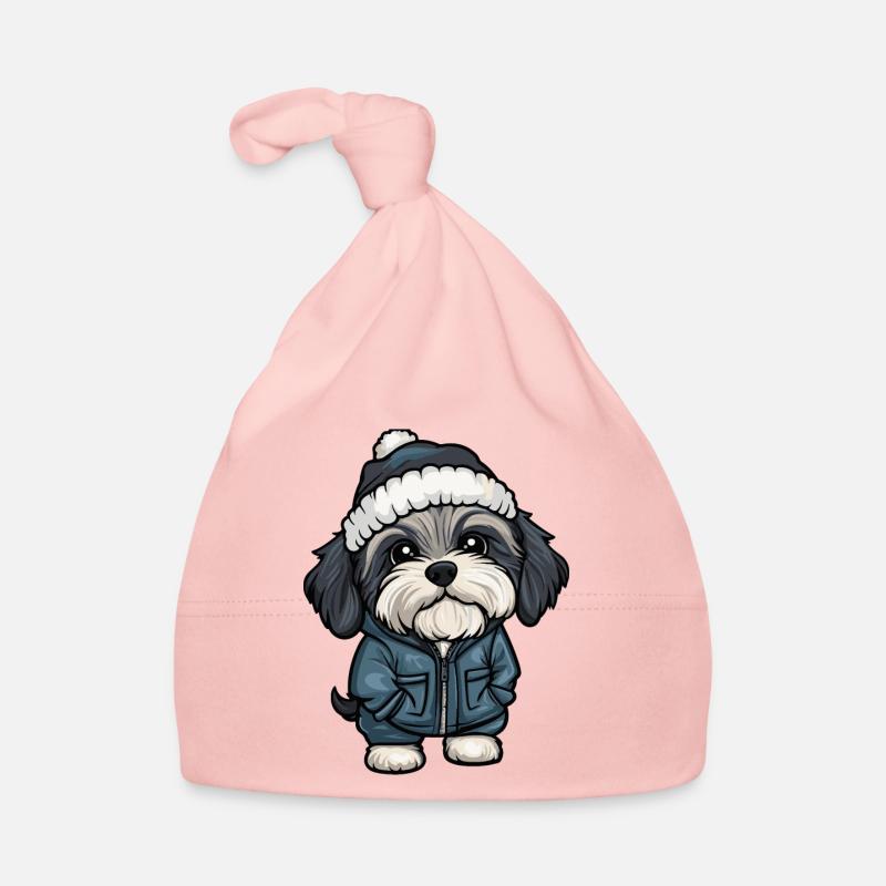 Havanese Dog Winter Organic Baby Cap