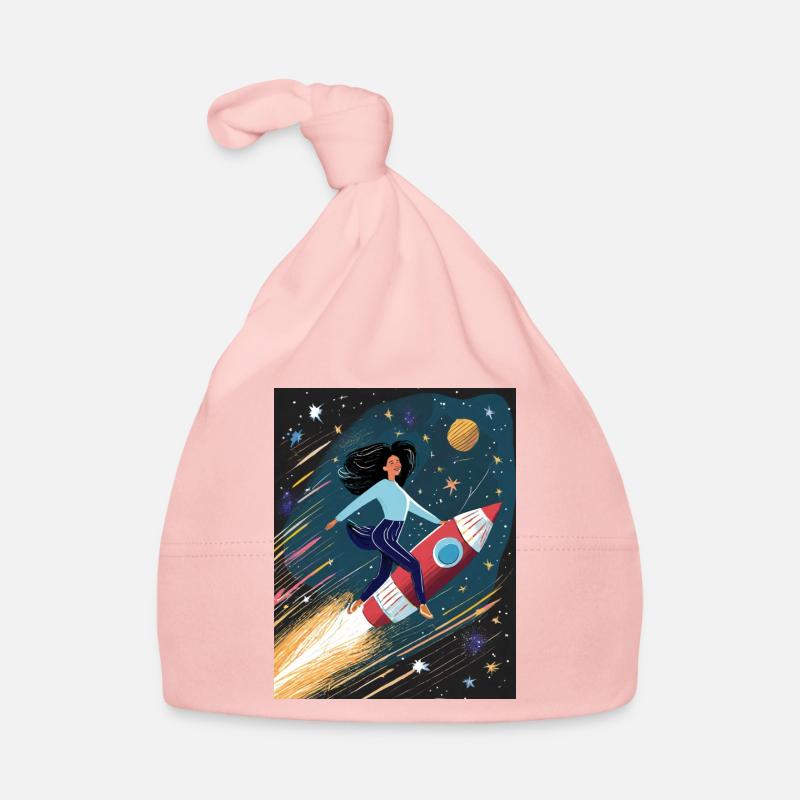 Rocket Flight Organic Baby Cap