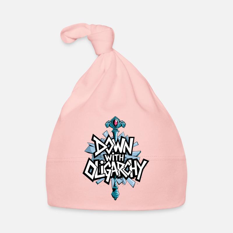 Down with Oligarchy - Anti-Establishment Protest. Organic Baby Cap