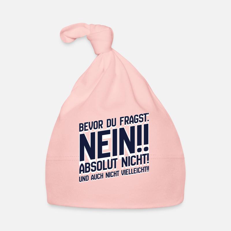 Bevor Du Fragst: Nein Absolut Nein Baby Bio-Mütze