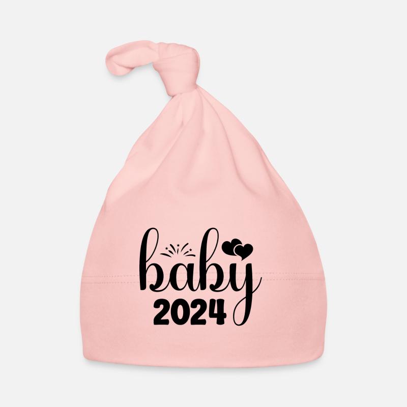 Bébé 2024 Grossesse Annonce la naissance du bébé Bonnet bio Bébé